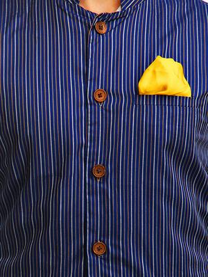 multicoloured cotton reversible nehru jacket - 12819952 - Standard Image - 6