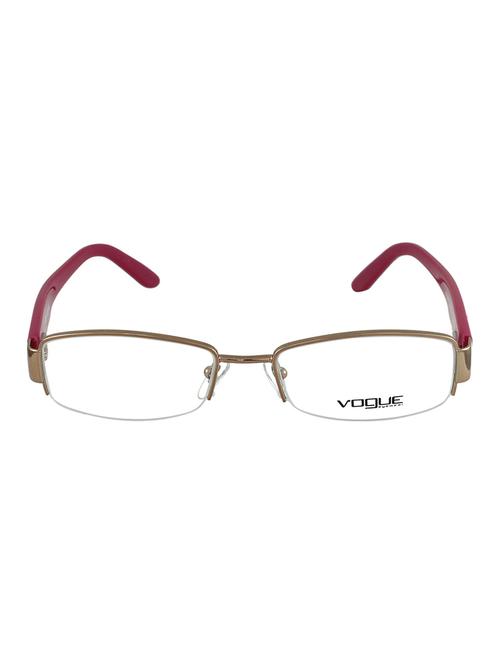 rectangle half rim eyeframe - 12821456 -  Standard Image - 0