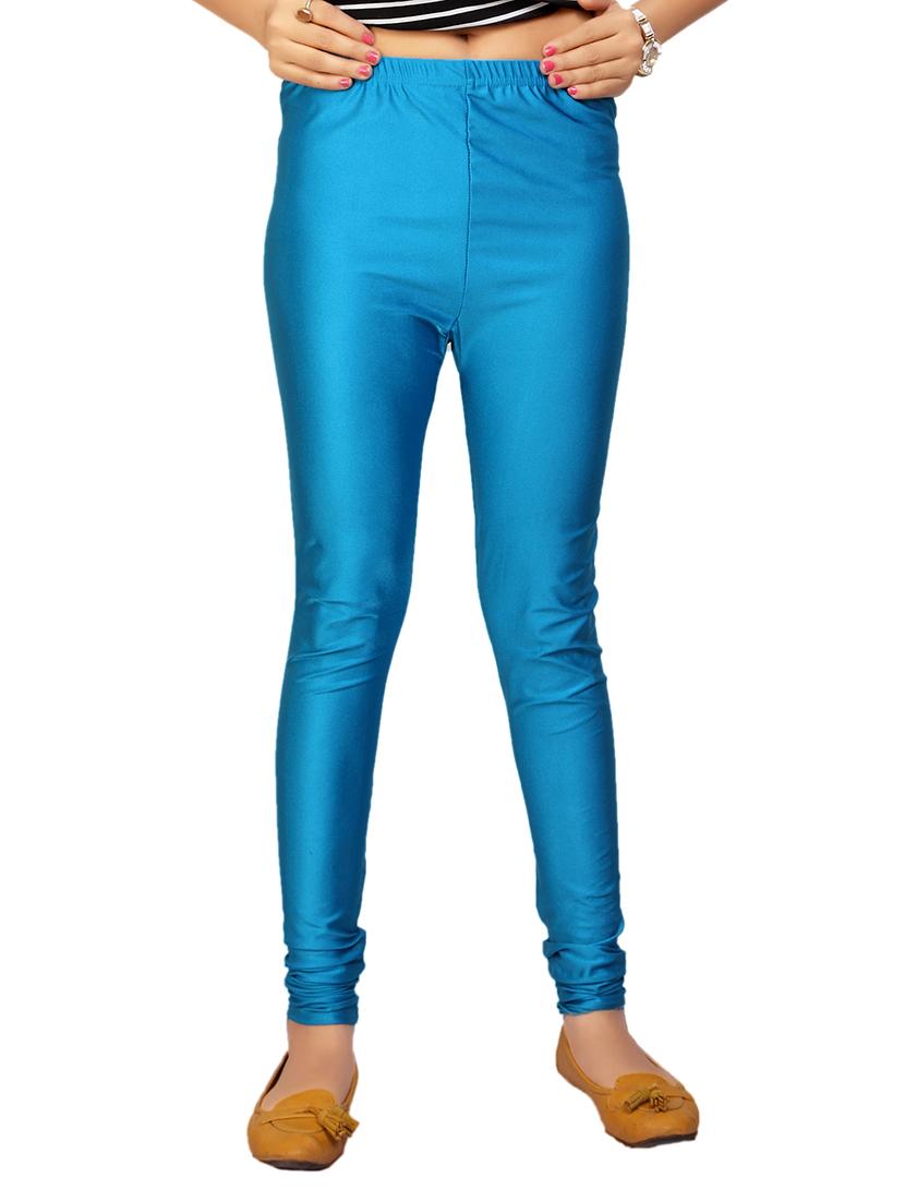 light blue cotton leggings - 12826861 - Zoom Image - 1