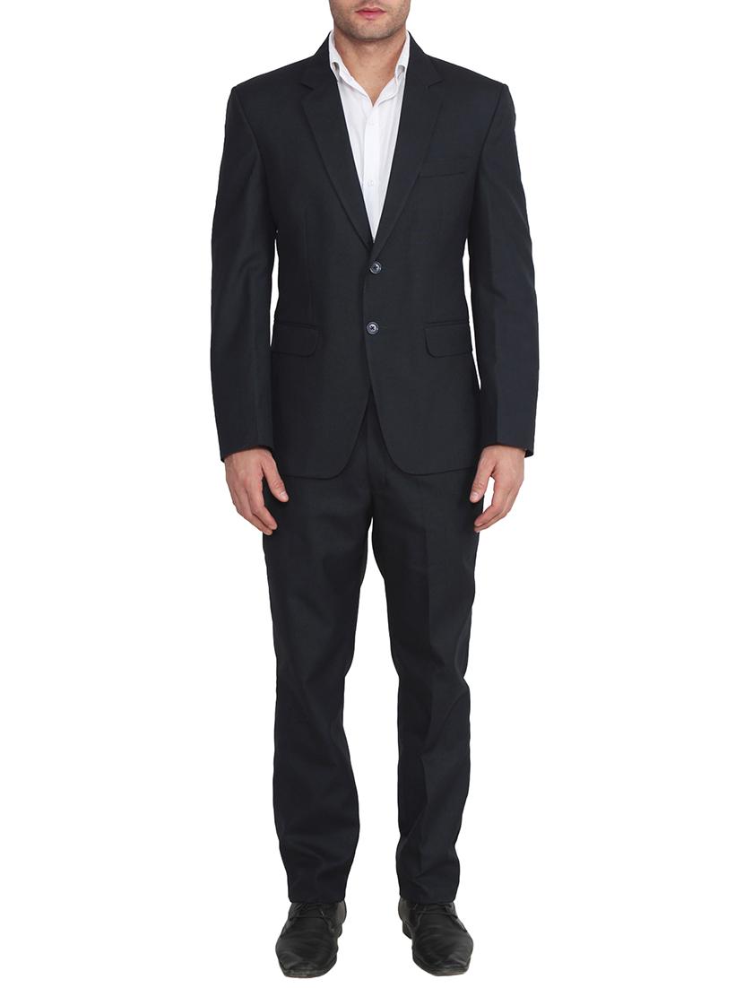 black polyester suits (business and party)