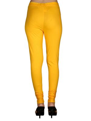 yellow cotton leggings - 12830366 - Standard Image - 3