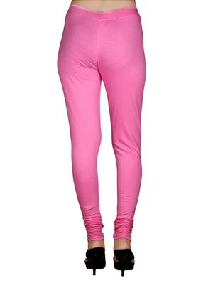 pink cotton leggings - 12830367 - Standard Image - 3