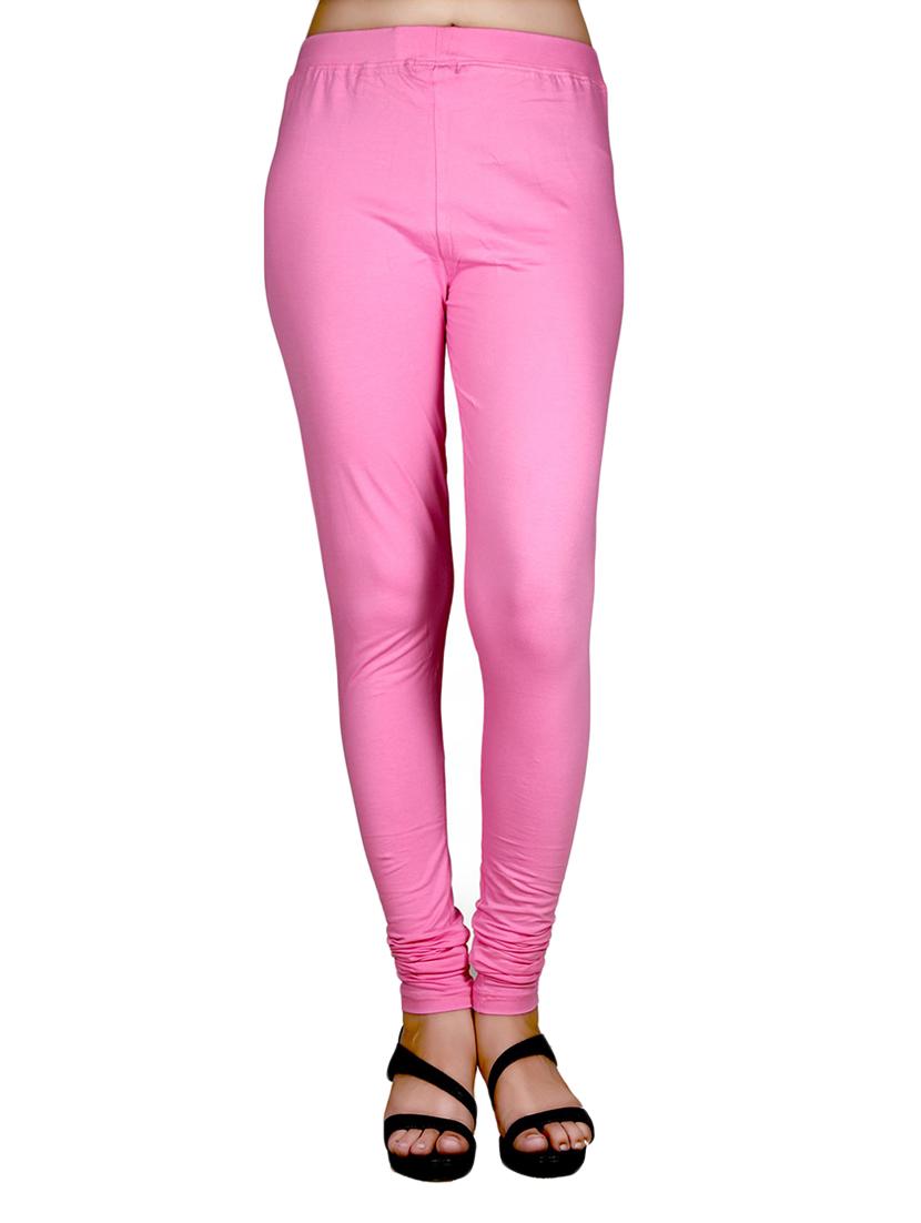 pink cotton leggings - 12830367 - Zoom Image - 1