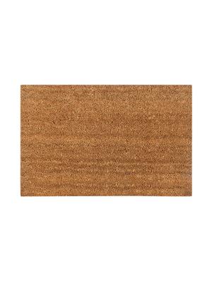 saral home 100% coir made heavy duty anti slip coir mat with rubber backing. size is 40x60 cm. - 12830672 - Standard Image - 2