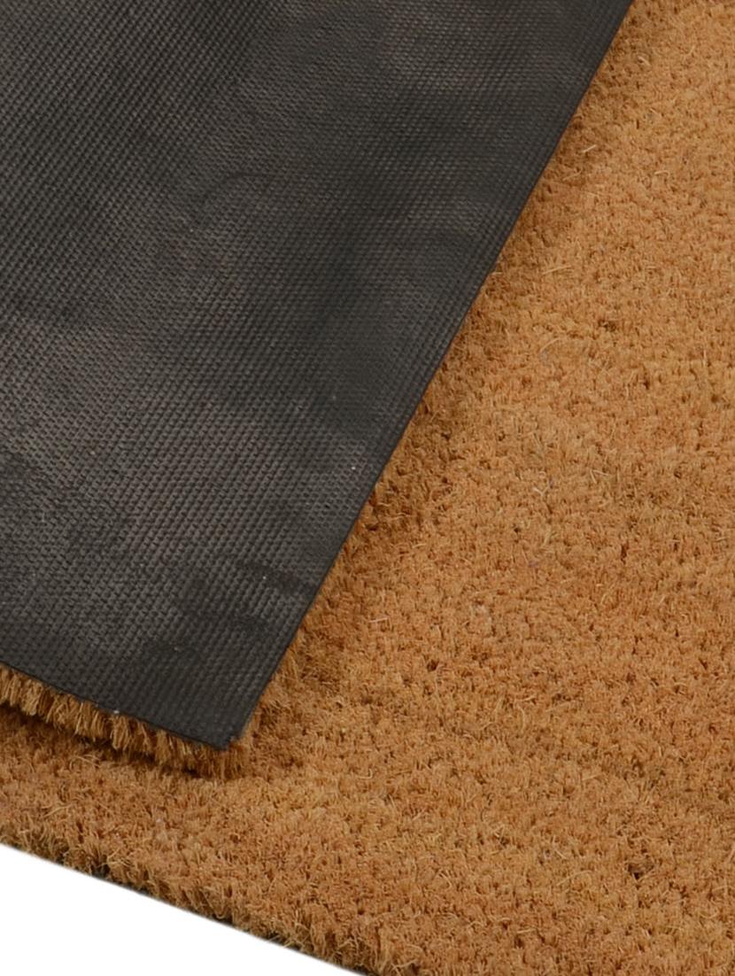saral home 100% coir made heavy duty anti slip coir mat with rubber backing. size is 40x60 cm. - 12830672 - Zoom Image - 4