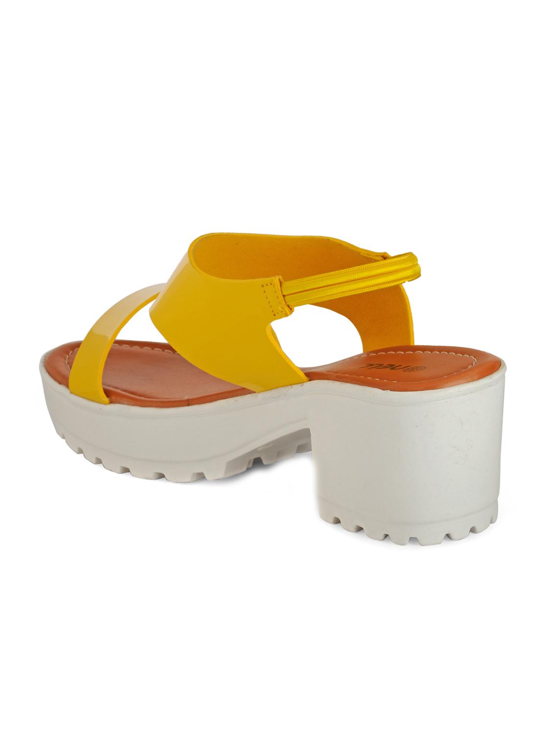 yellow back strap sandal - 12831484 - Zoom Image - 3