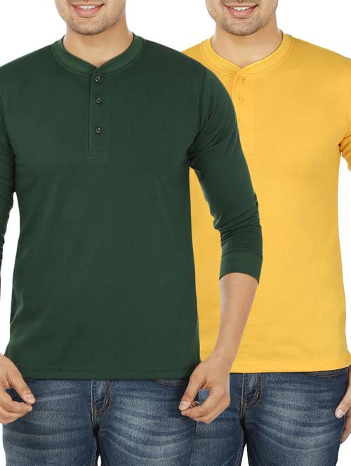 solid cotton t-shirts (set of 2) - 12833172 - Standard Image - 1