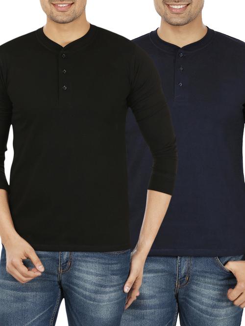 solid cotton t-shirts (set of 2) - 12833181 - Standard Image - 1