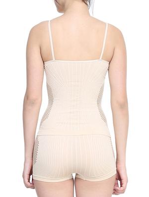 beige nylon camisole - 12833711 - Standard Image - 3