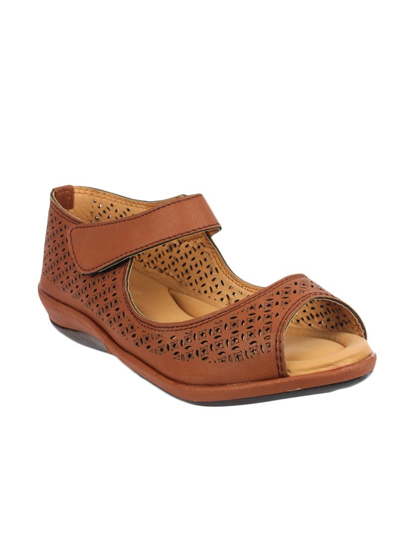 brown ankle strap sandal - 12833990 - Zoom Image - 1