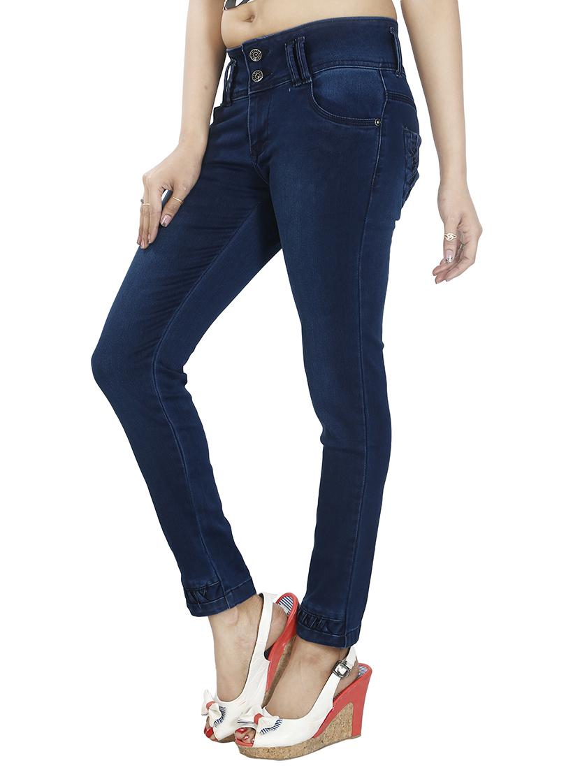 dark blue denim slim fit jean - 12835462 - Zoom Image - 2