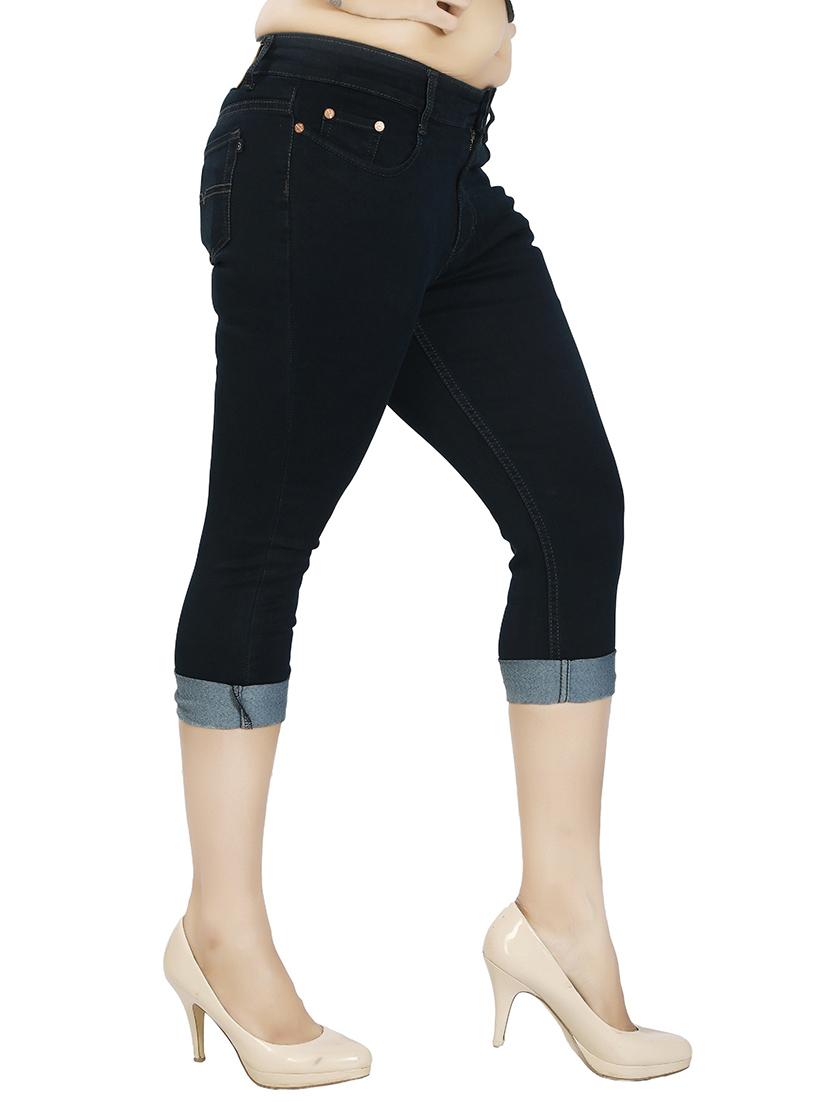 green denim capri - 12836874 - Zoom Image - 2