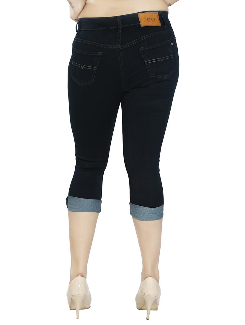 green denim capri - 12836874 - Zoom Image - 3
