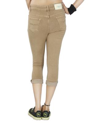 golden denim capri - 12836875 - Standard Image - 3