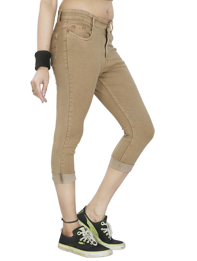 golden denim capri - 12836875 - Zoom Image - 2