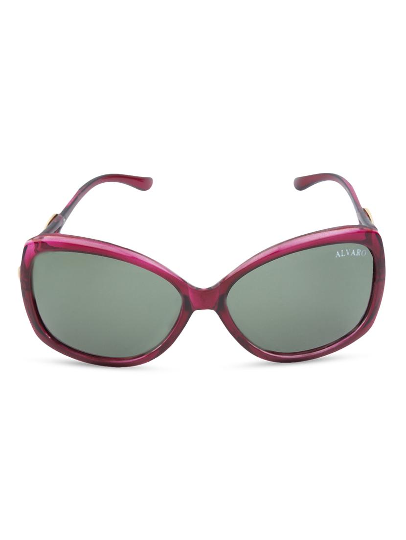 green uv protective rectangular full rim sunglass - 1283720 - Zoom Image - 1