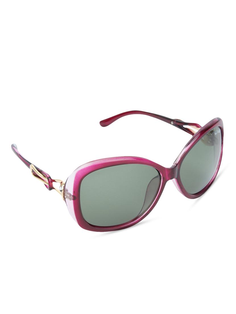 green uv protective rectangular full rim sunglass - 1283720 - Zoom Image - 2