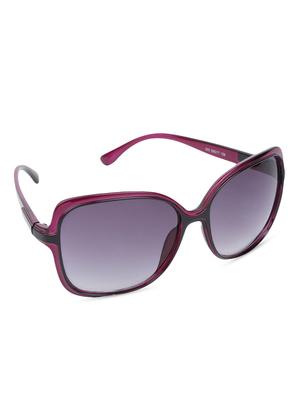 purple uv protective square full rim sunglass - 1283729 - Standard Image - 2