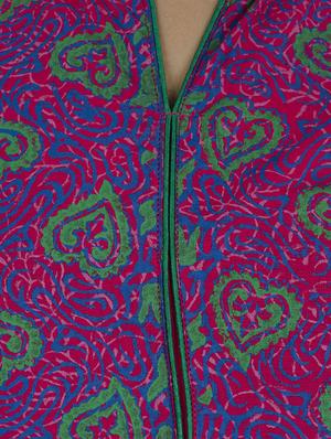 pink cotton printed long kurta - 12838431 - Standard Image - 4