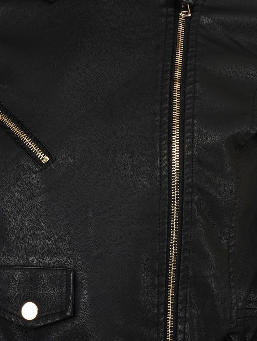 black leather jacket - 12840382 - Zoom Image - 4