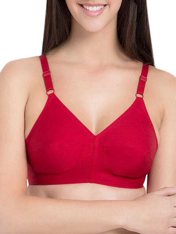 red cotton regular bra - 12843504 - Zoom Image - 1