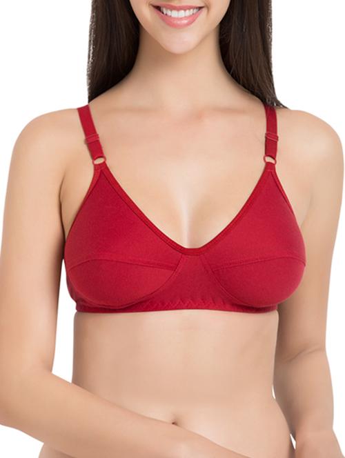 red cotton regular bra - 12843513 - Very Small Image - 1