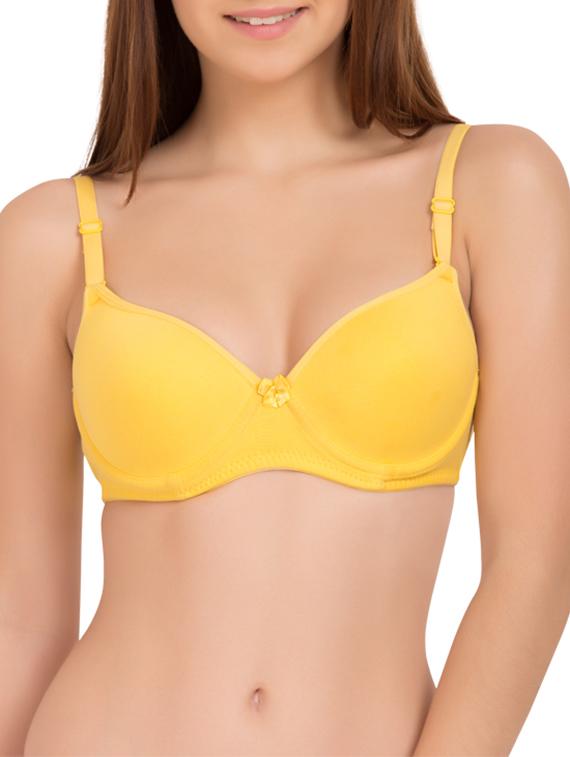 yellow cotton tshirt bra - 12843543 - Zoom Image - 1