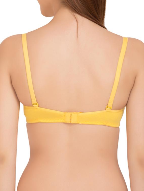 yellow cotton tshirt bra - 12843543 - Zoom Image - 3