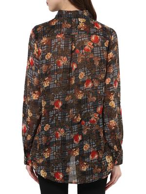 multicolored floral printed cotton regular shirt - 12846920 - Standard Image - 3