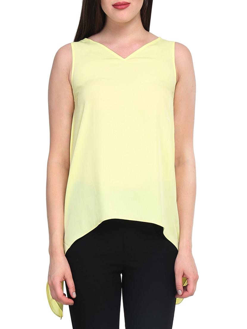 asymmetric hem sleeveless top - 12847656 - Zoom Image - 1
