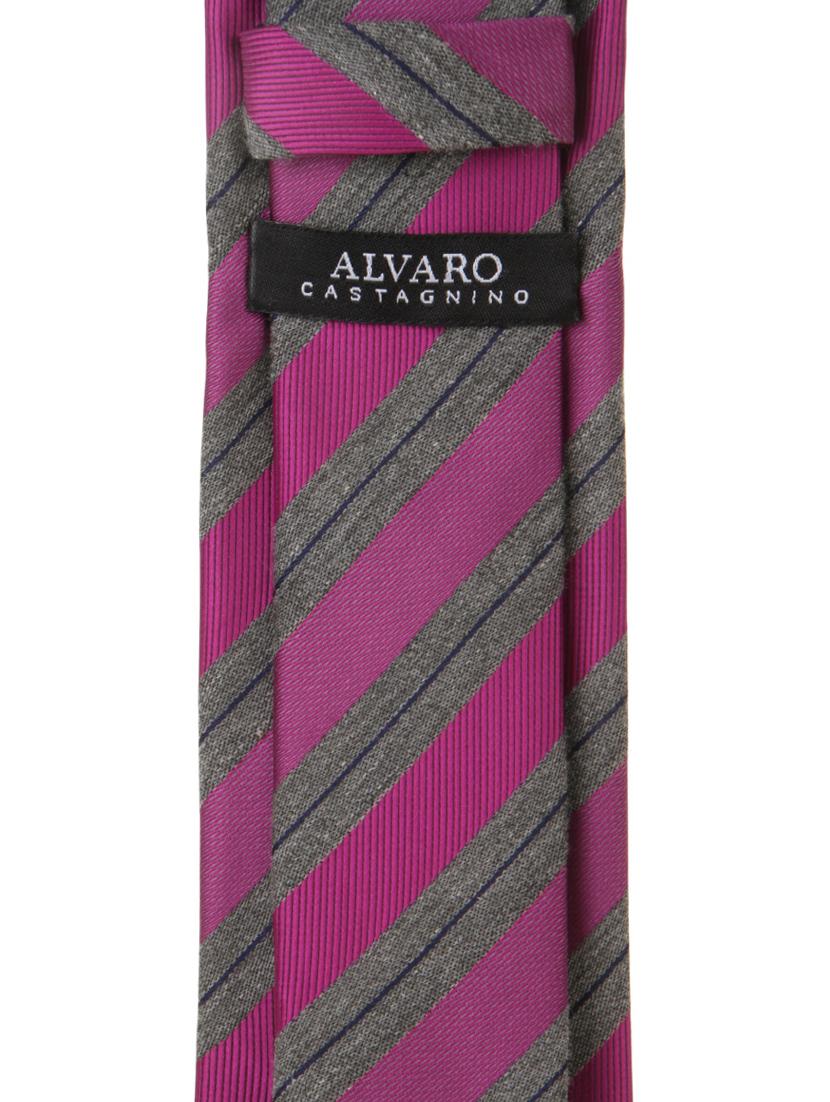 pink & grey cotton tie - 12848239 - Zoom Image - 4