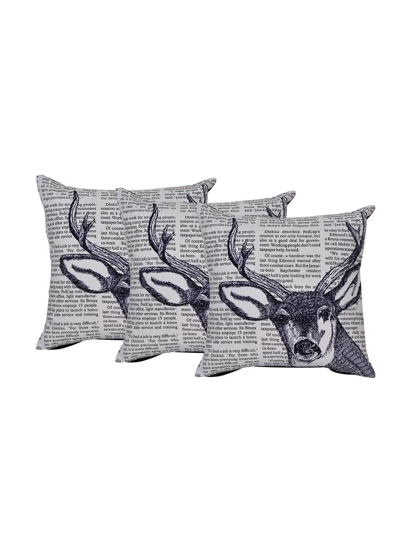 set of 3 cotton cushion cover by reme - 12849225 - Zoom Image - 1