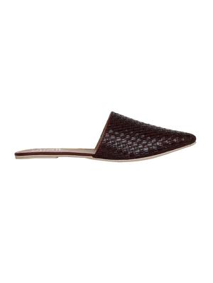 brown faux leather mules casual shoes - 12868582 - Standard Image - 2