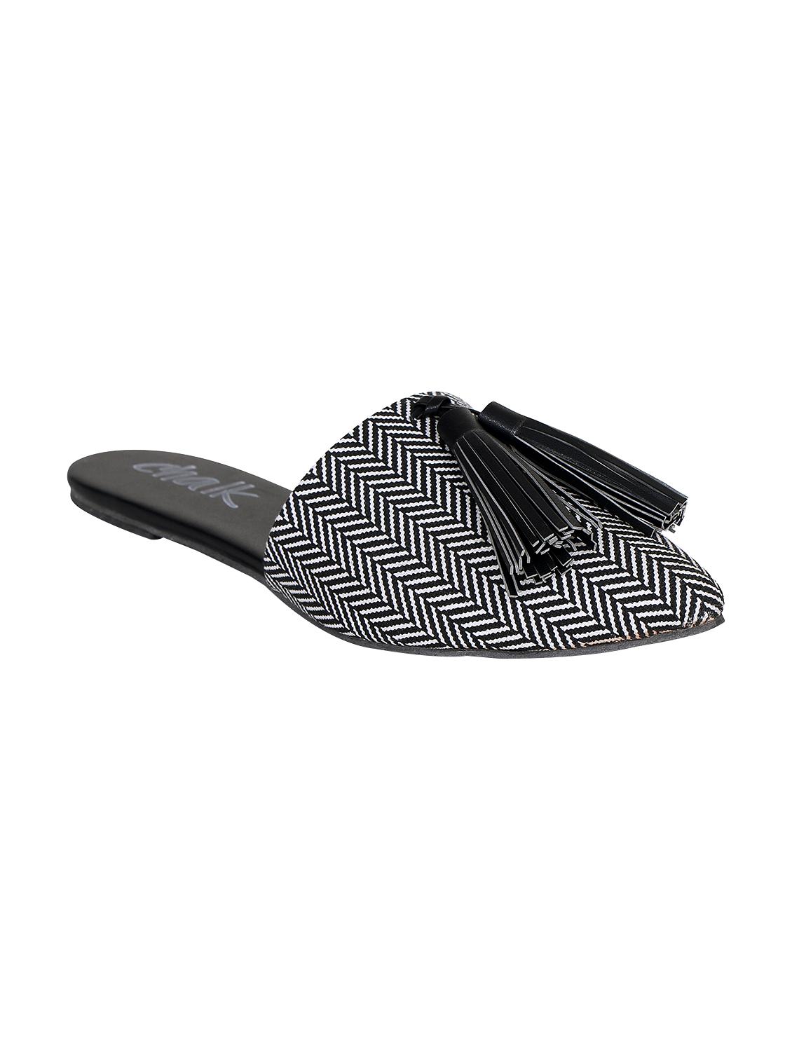 black canvas mules casual shoes - 12868584 - Zoom Image - 1
