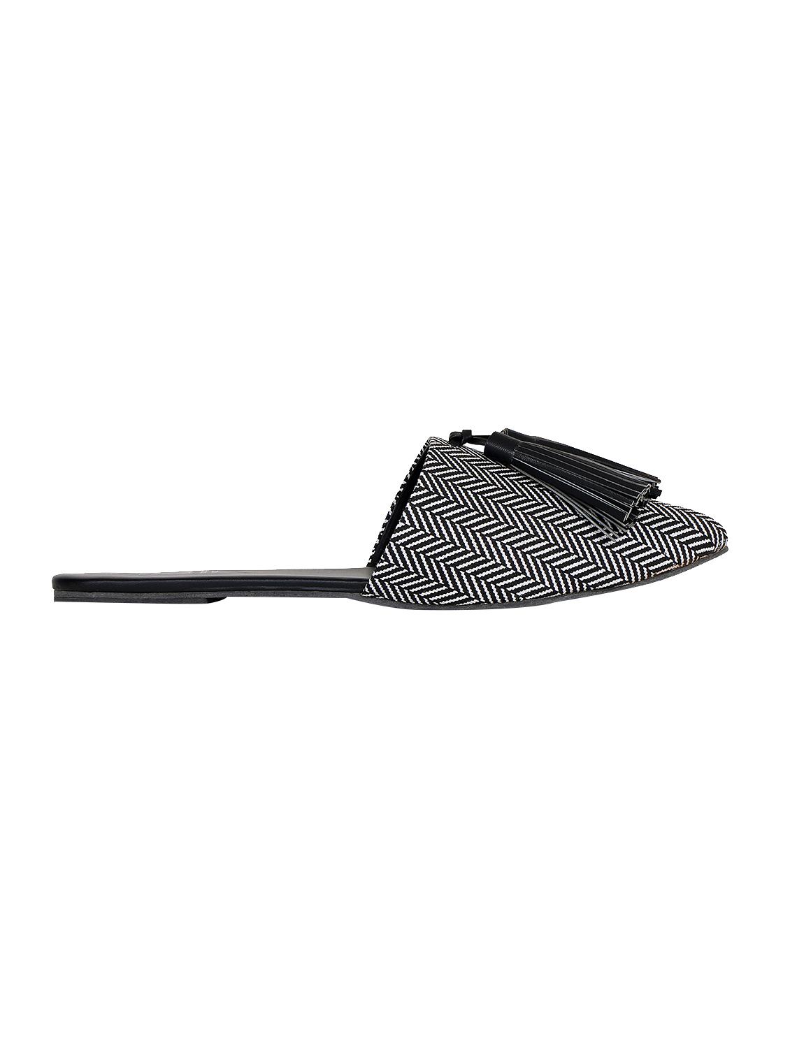 black canvas mules casual shoes - 12868584 - Zoom Image - 2