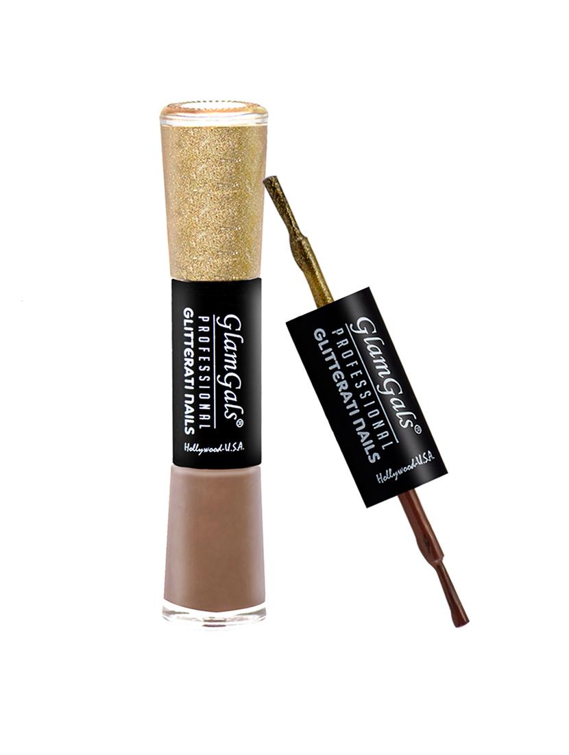 GlamGals Glossy Finish Glitterati Nail Polish,11ML,Nude - 12882496 - Zoom Image - 1