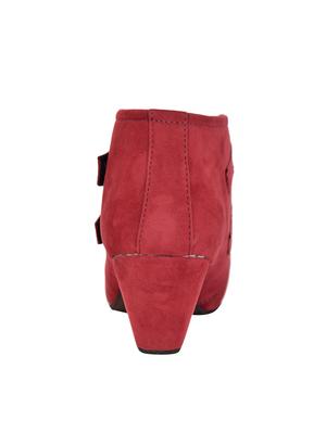 maroon ankle boot - 12883723 - Standard Image - 3