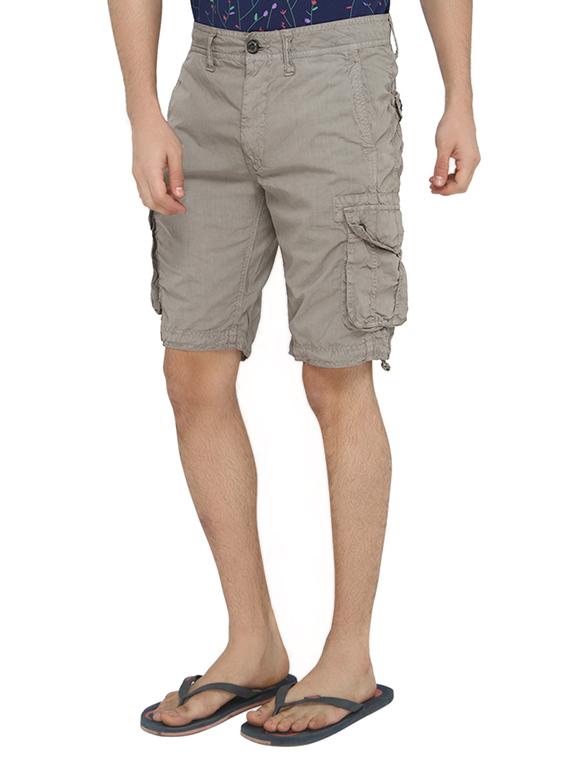 grey cotton shorts - 12885640 - Zoom Image - 2