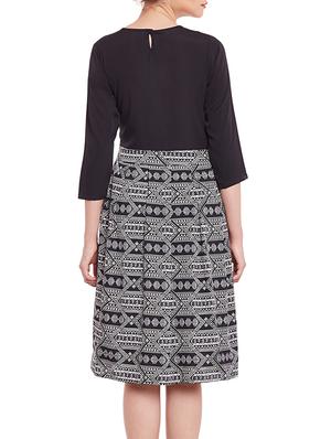 printed a-line dress - 12885892 - Standard Image - 3