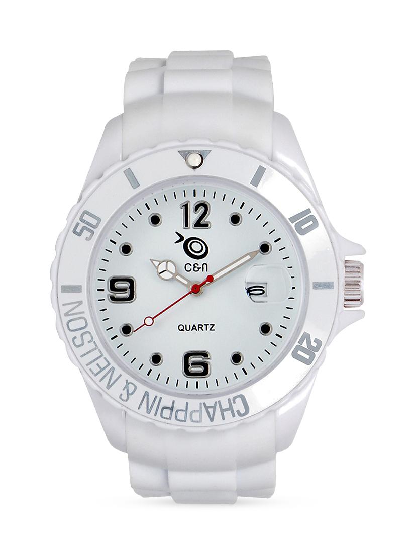 white analog round dial watch - 1288783 - Zoom Image - 1