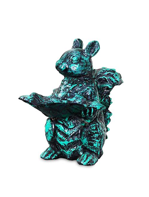 green cast aluminium squirrel decorative - 1288854 - Standard Image - 1