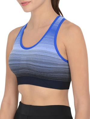 racer back striped bra - 12888560 - Standard Image - 2