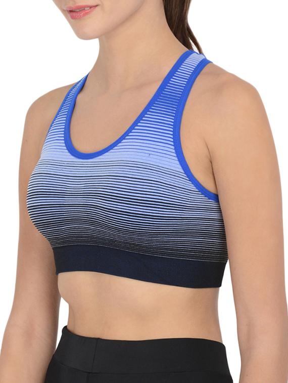 racer back striped bra - 12888560 - Zoom Image - 2