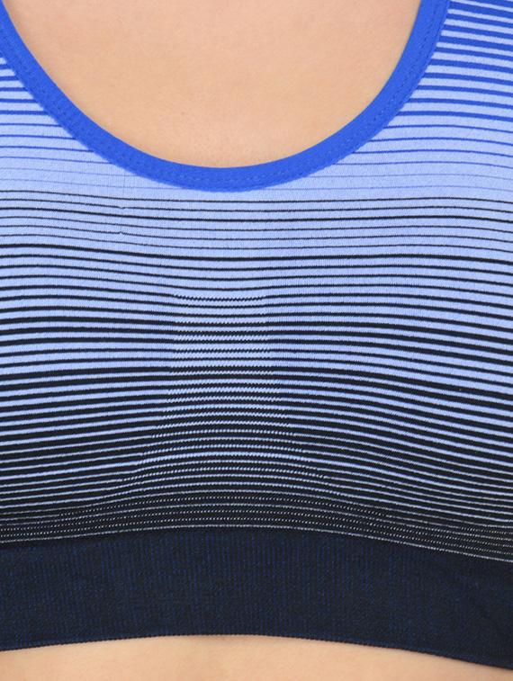 racer back striped bra - 12888560 - Zoom Image - 4