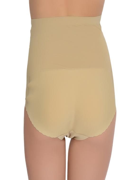 beige nylon shaper brief shapewear - 12888609 - Zoom Image - 3
