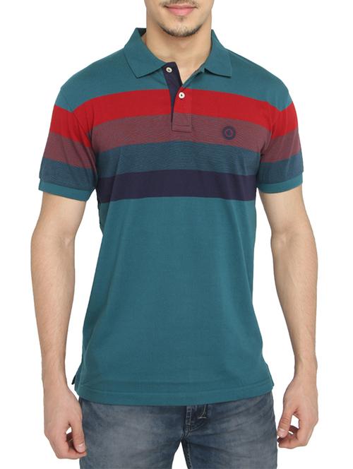green cotton striped t-shirt - 12891710 - Standard Image - 1