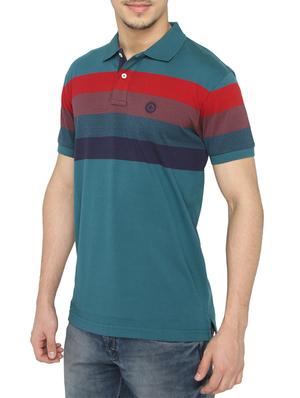 green cotton striped t-shirt - 12891710 - Standard Image - 2