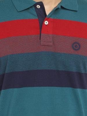 green cotton striped t-shirt - 12891710 - Standard Image - 4