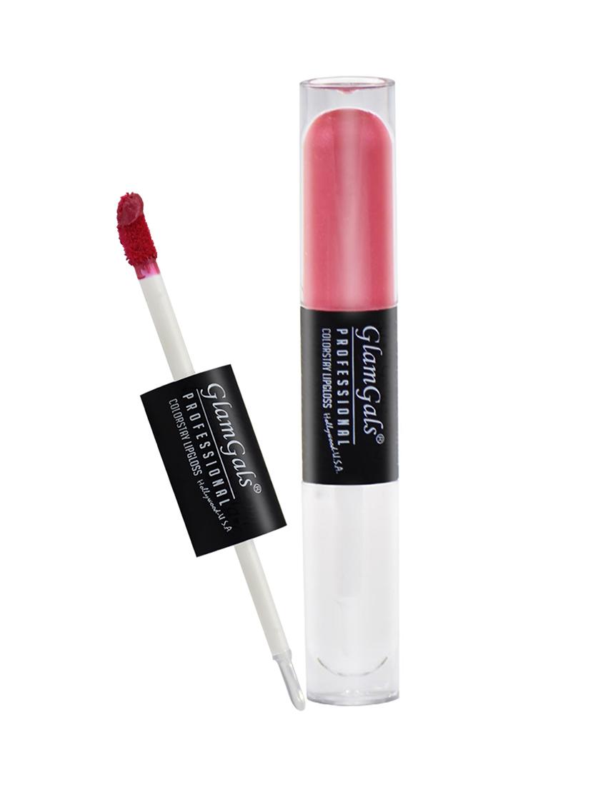 glamgals colour stay dual lip gloss,rose pink,8 ml - 12894399 - Zoom Image - 2
