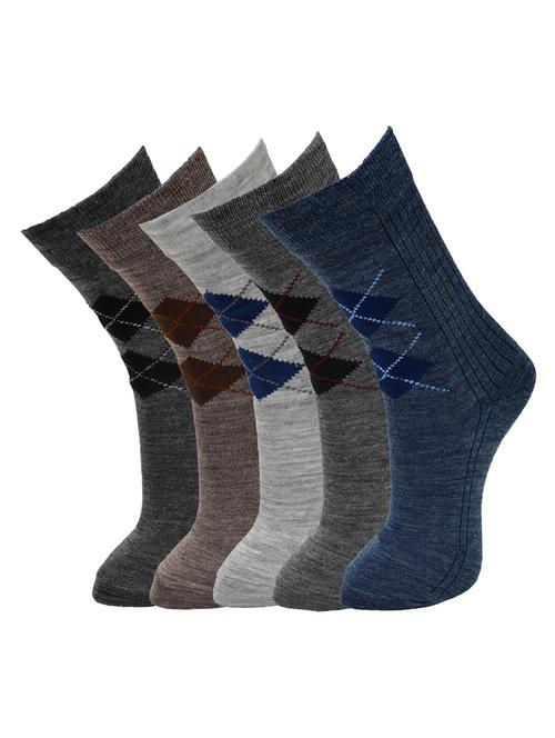 multi colored set of 5 cotton sock - 12894792 - Very Small Image - 1